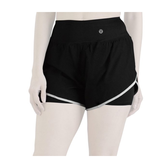 شلوارک کشاله دار ورزشی زنانه لولولمون مدل ۰۲۶ مشکی