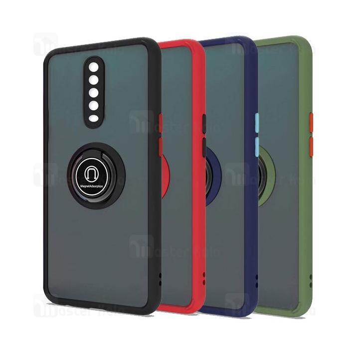 قاب مات هیبریدی انگشتی Xiaomi Redmi K30 / Poco X2 Matte Hybrid Ring Case