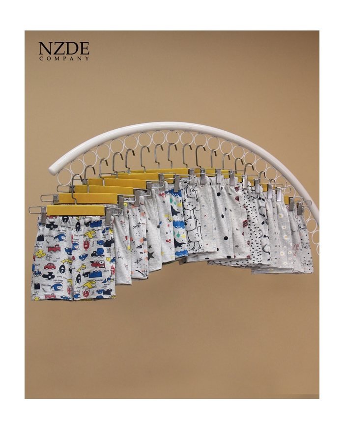 شلوارک طرح دار دورس ملانژ NZDE