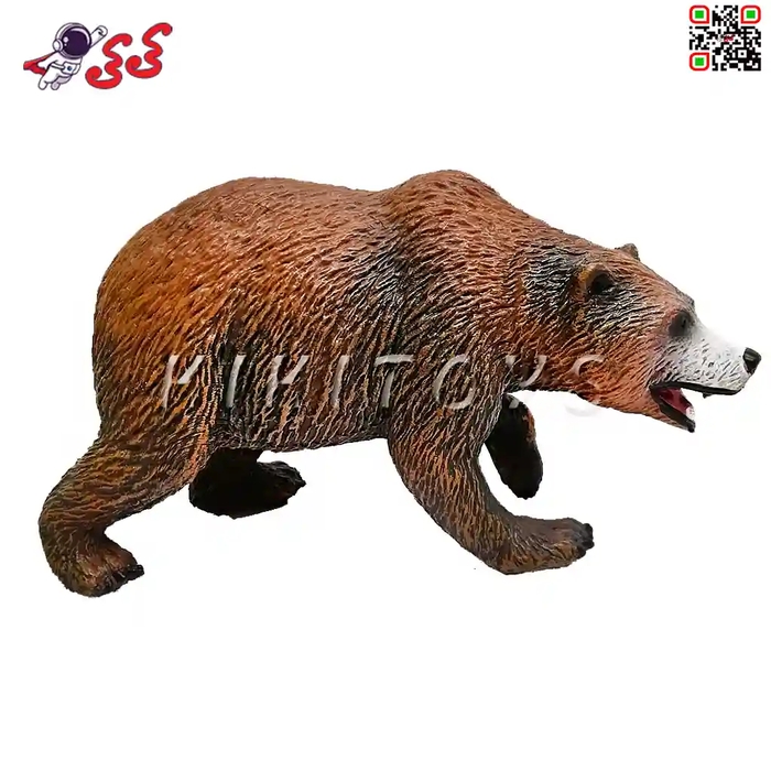 فیگور حیوانات ماکت خرس قهوه ای خوابیده Brown Bear 1184