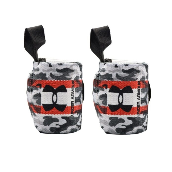 مچ بند بدنسازی آندر آرمور مدل GDS-333 چریکی طوسی طول ۴۰ سانتی متر بسته دو عددی