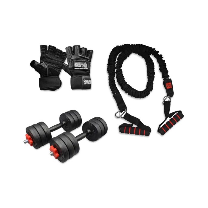 پکیج لوازم ورزشی فیتنس مدل HG-9073