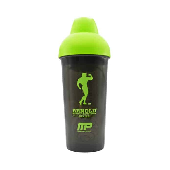 شیکر ورزشی یک تیکه ماسل فارم مدل Arnold-درب پیچی ظرفیت ۰.۷ لیتر
