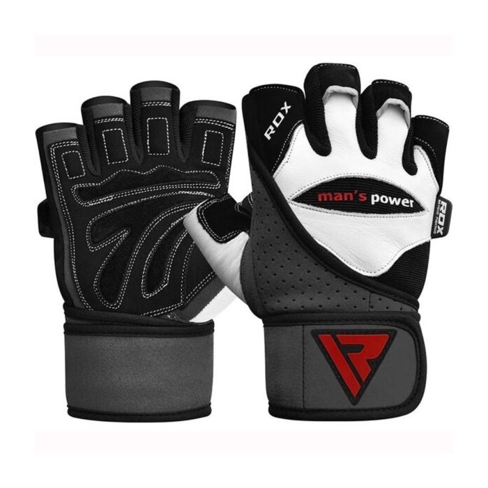 دستکش بدنسازی آر دی ایکس مدل power طوسی