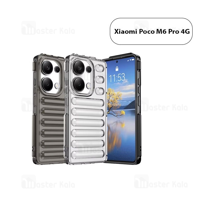 قاب پافر ضد ضربه شیائومی Xiaomi Poco M6 Pro 4G TPU Capsule Shockproof
