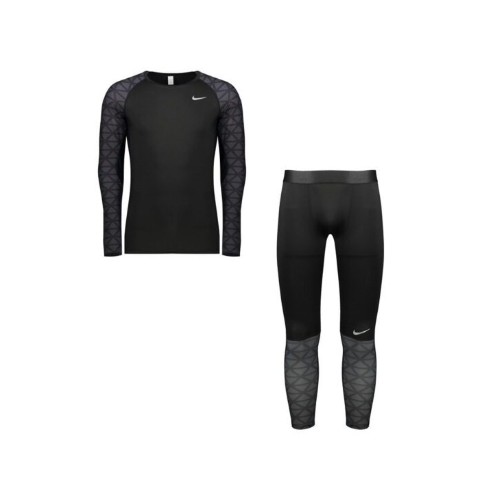 ‫ست لگ و استرج ورزشی مردانه نایک مدل ۰۹۲۶ Pro Sport LZ مشکی