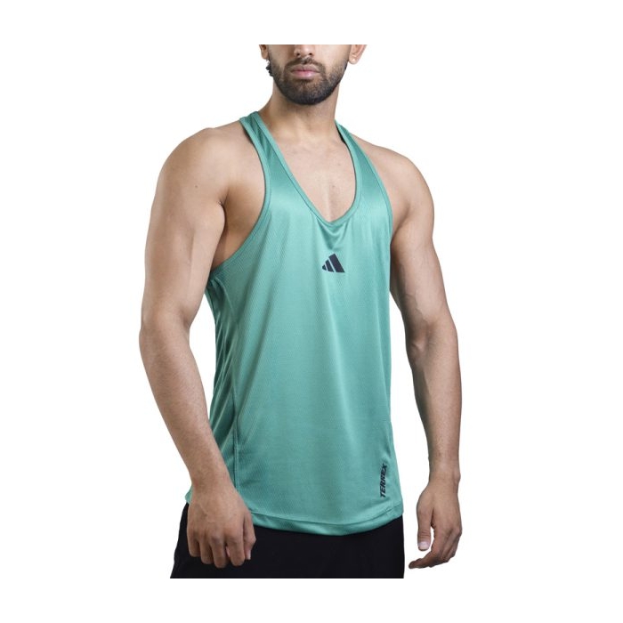 رکابی ورزشی مردانه آدیداس مدل PY-4D0503  سبز آدامسی تیره