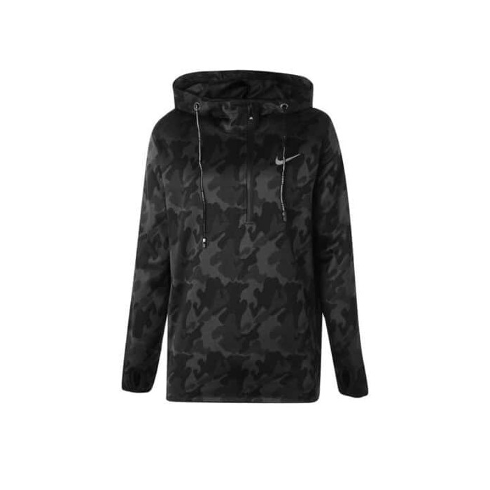 هودی ورزشی مردانه نایک مدل PB-Z1410 چریکی طوسی تیره