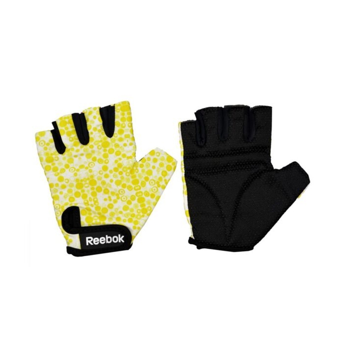 دستکش بدنسازی زنانه ریباک مدل ۱۰۰۴۳ زرد