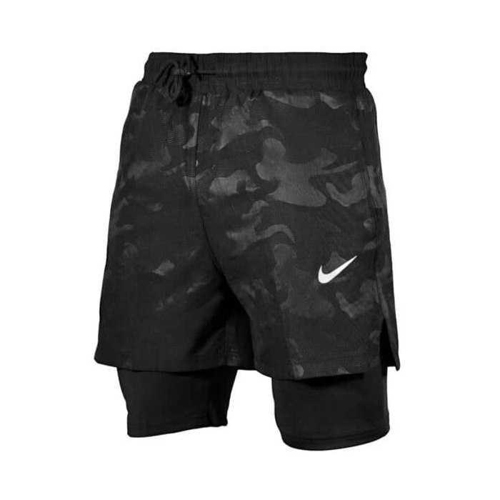 شلوارک کشاله دار ورزشی مردانه نایک مدل ۹۰۰۷ چریکی مشکی