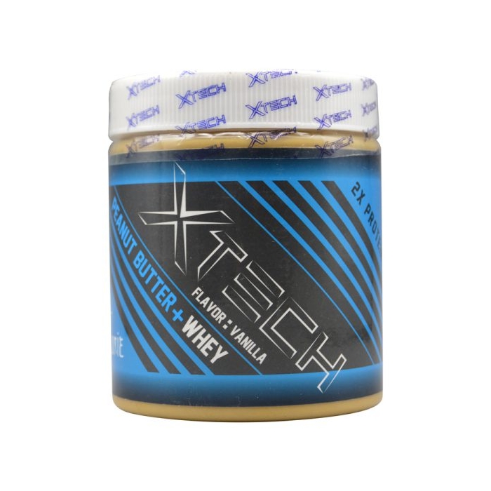 کره بادام زمینی ایکس تک حاوی وی طعم وانیل ۶۰۰ گرمی