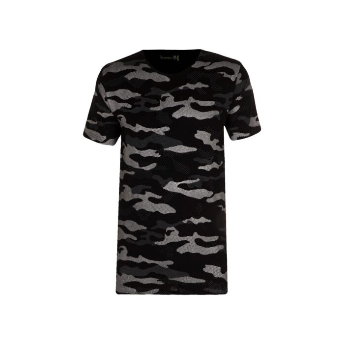 تیشرت ورزشی مردانه آنبرند مدل SPL-CH91210 چریکی مشکی