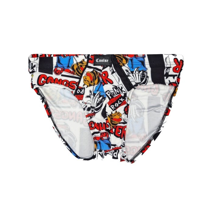 شورت اسلیپ کولسی مدل ۲A0536 گنگستر سفید