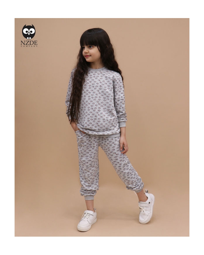 بلوز شلوار چاپی خرگوش NZDE