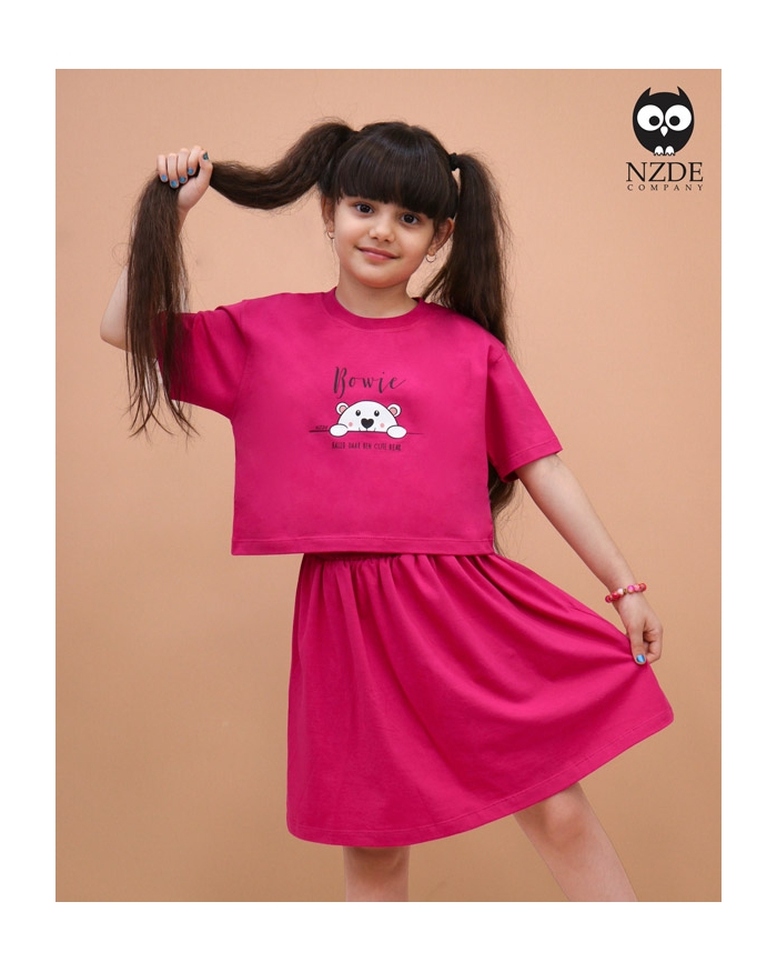 کراپ دامن CUTE BEAR NZDE