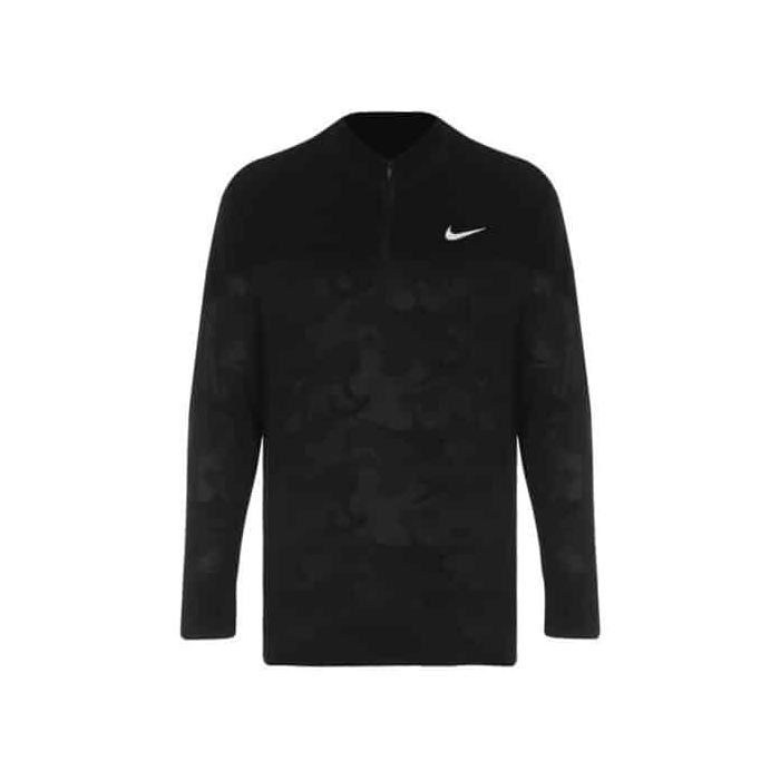 استرج ورزشی نیم زیپ نایک مدل CHK-524 چریکی مشکی