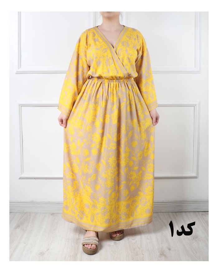 پیراهن نخی چپ و راستی حاشیه دار(حراج یک هفته ای) 6928