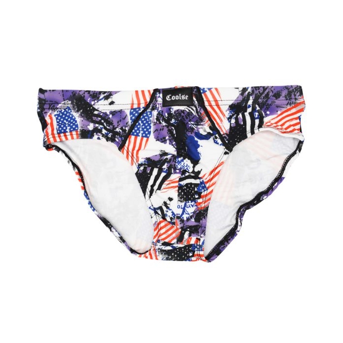 شورت اسلیپ کولسی مدل USA-2B1281 قرمز آبی