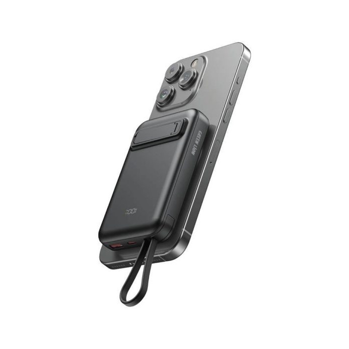 پاوربانک مگ سیف گرین لاین مدل DXB ظرفیت ۱۰۰۰۰ میلی آمپر ساعت