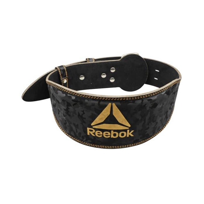 کمربند بدنسازی ریباک عرض ۸cm مدل ELM-Fitoos 402P135 سگکی چریکی مشکی