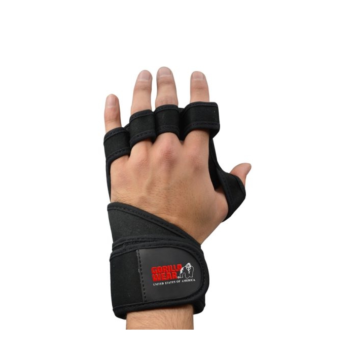 دستکش و محافظ کف دست چپ بدنسازی گوریلا مدل ۴۰۴B0231 مشکی بسته یک عددی