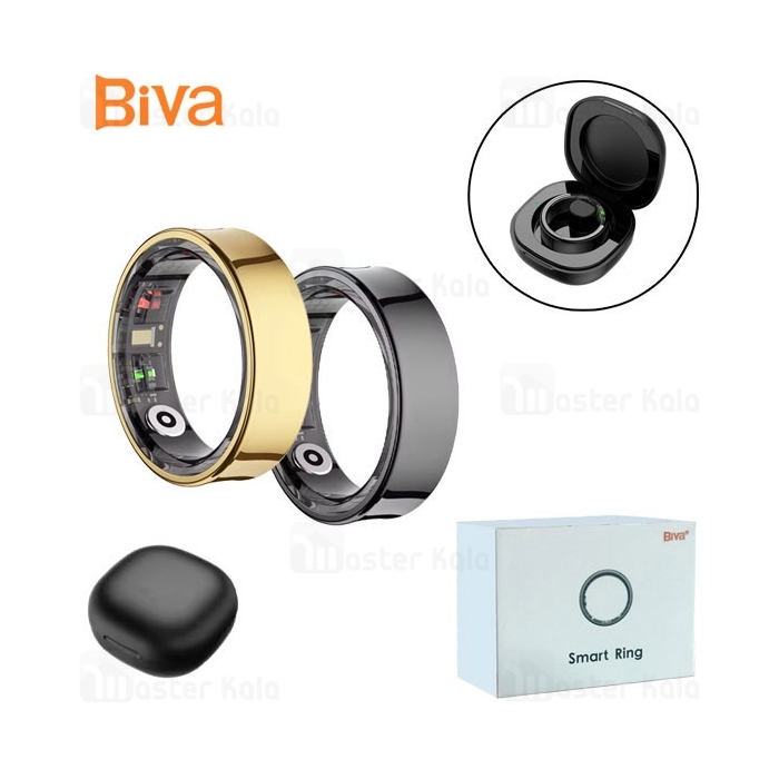 حلقه هوشمند بیوا Biva Smart Ring R09 plus دارای کیس شارژ