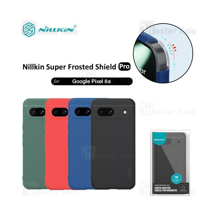 قاب محافظ نیلکین گوگل Google Pixel 8a Nillkin Frosted Shield Pro