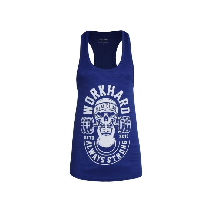 رکابی ورزشی مردانه اسکلتی مدل PY-GYM CLUB آبی