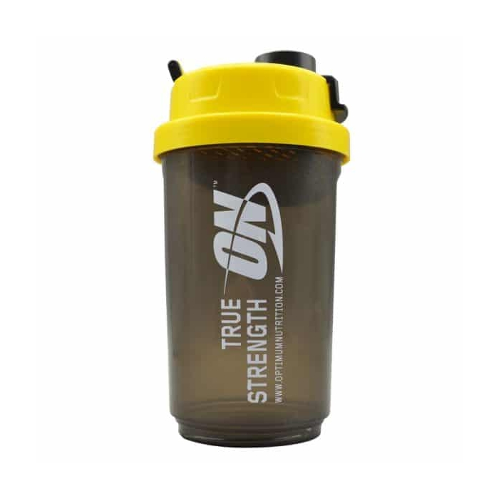 شیکر یک تیکه بدنسازی اوپتیموم نوتریشن مدل Small-True دودی ظرفیت ۰.۶ لیتر