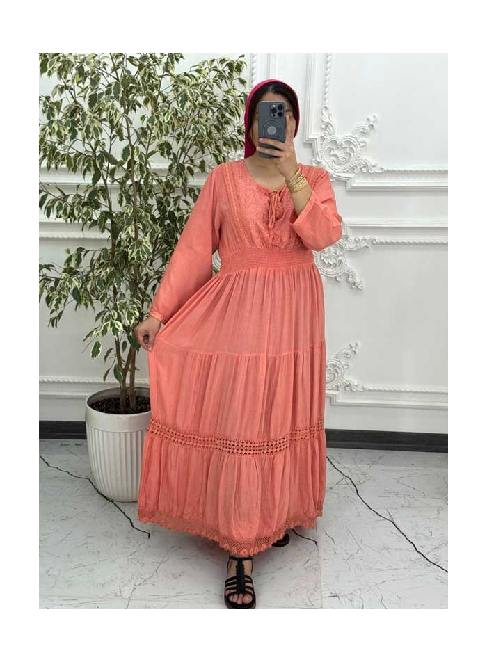 پیراهن سلن بلند 6001