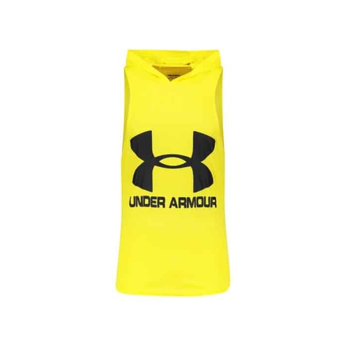 رکابی کلاهدار ورزشی مردانه آندر آرمور مدل PY-8182 زرد