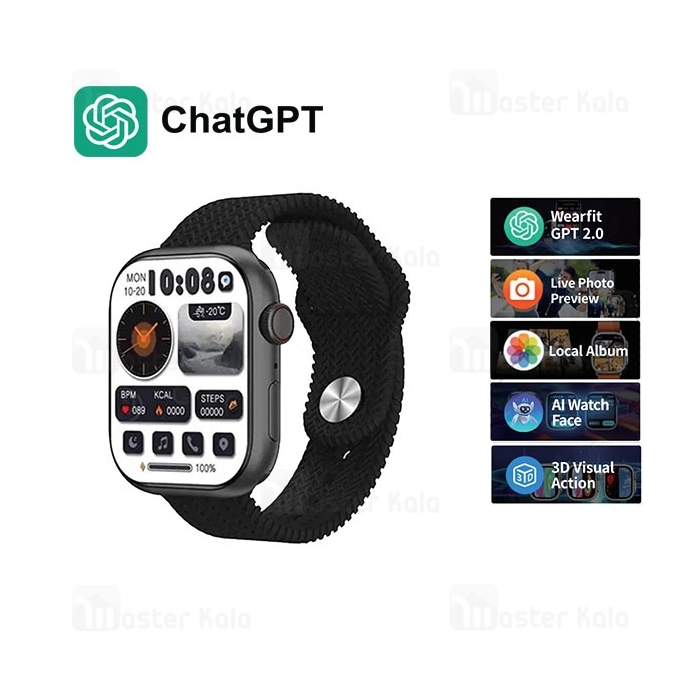 ساعت هوشمند HK100 نسخه ChatGPT