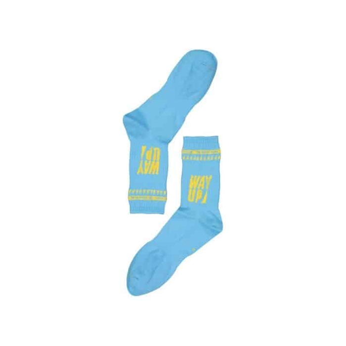 جوراب نیم ساق اسپرت ایسی کلاب مدل WAY UP-900 آبی روشن