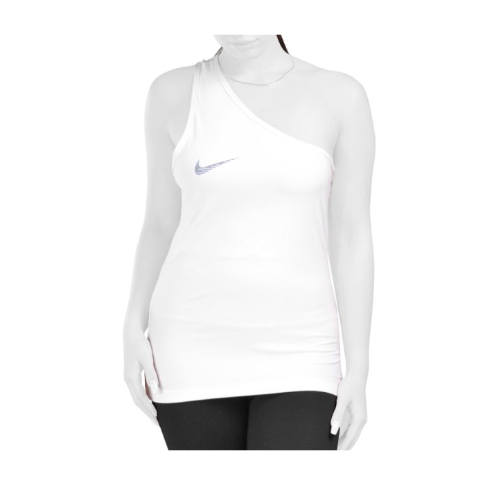 تاپ ورزشی زنانه نایک مدل mub-1295 یک طرفه سفید
