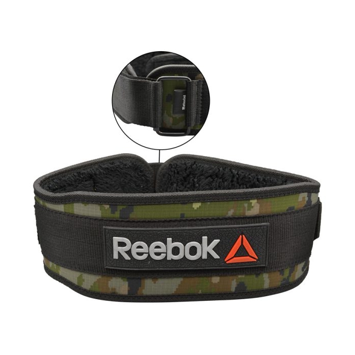 کمربند بدنسازی ریباک مدل ELM-404D0616 چسبی سبز پیکسلی