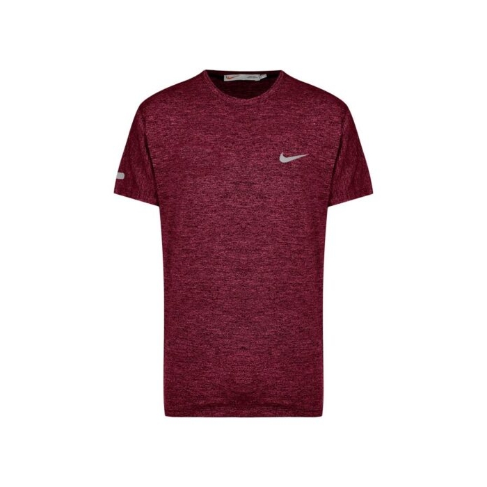تیشرت ورزشی مردانه نایک مدل ADNK-1100 زرشکی