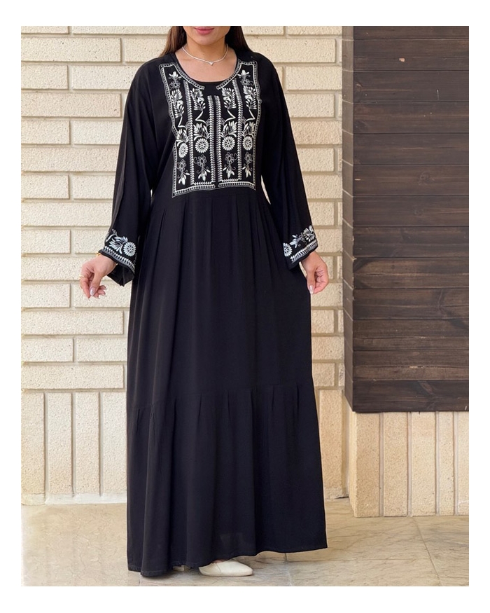 پیراهن الهه سه طبقه نخی محرمی 6938