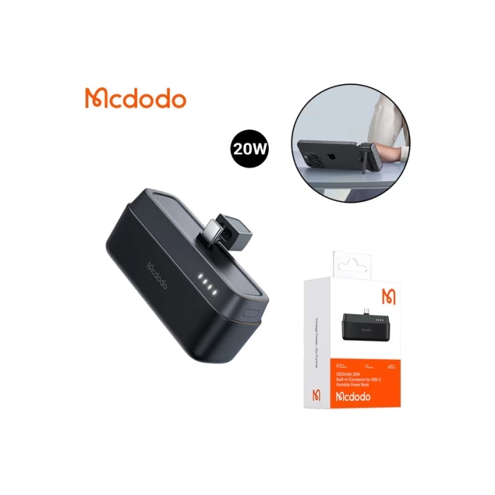 پاوربانک 5000 مک دودو Mcdodo MC-6302 توان 20 وات همراه با کانکتور Type-C