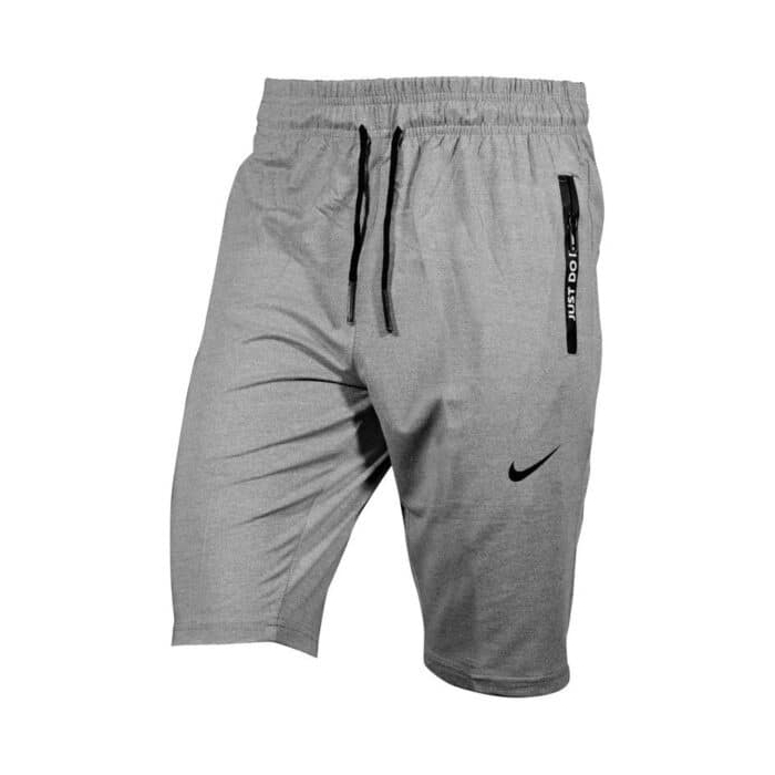 شلوارک ورزشی مردانه نایک مدل BIG-82006 طوسی روشن