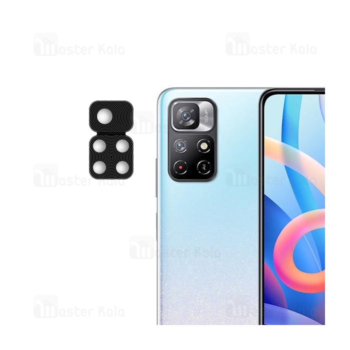 محافظ لنز فلزی دوربین موبایل شیائومی Xiaomi Redmi Note 11s 5G / Poco M4 Pro 5G Metal Lens