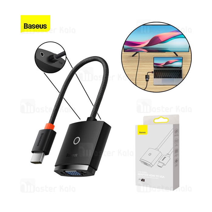 کابل تبدیل HDMI به VGA بیسوس Baseus Lite WKQX010101