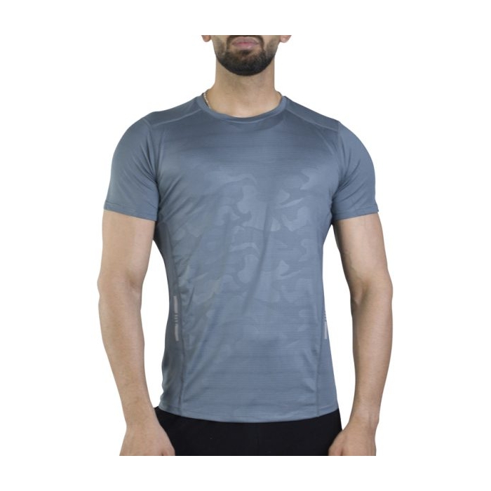 تیشرت ورزشی مردانه رانینگ مدل LS-R253 چریکی فیلی