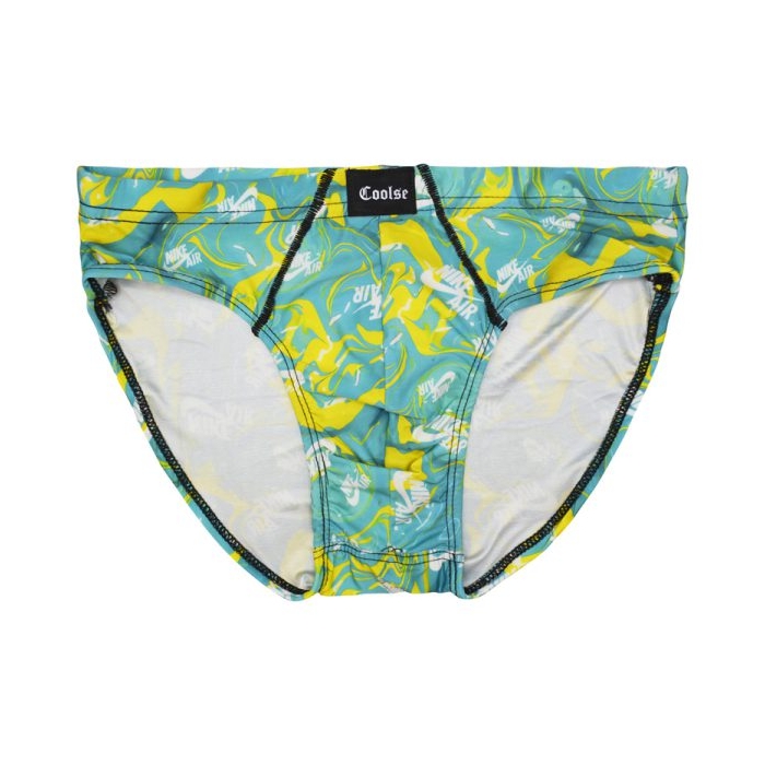 شورت اسلیپ مردانه کولسی مدل Nike-4C0323 سبز آدامسی