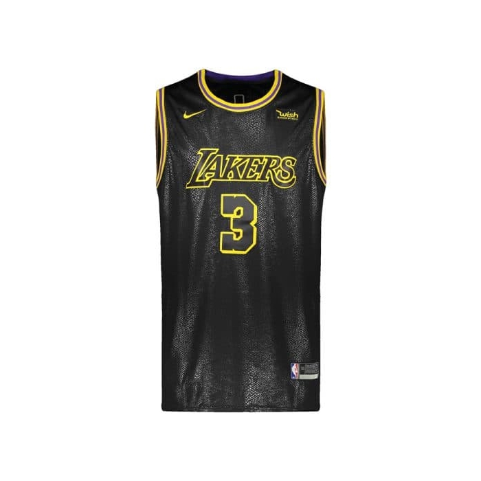 رکابی ورزشی مردانه لیکرز مدل Lakers-9563 مشکی