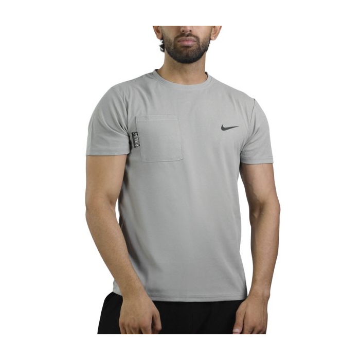 تیشرت ورزشی مردانه نایک مدل ۳۰۴۵ طوسی