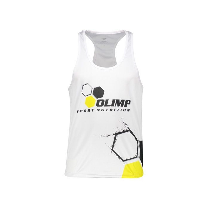 رکابی بدنسازی مردانه الیمپ OLIMP NUTRITION سفید