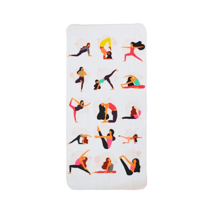 حوله ورزشی مدل Yoga-403M0590 ابعاد ۱۰۰ در ۴۸ سانتی متر