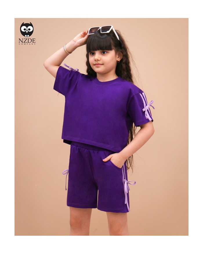 کراپ شلوارک پاپیونی پرنسس NZDE