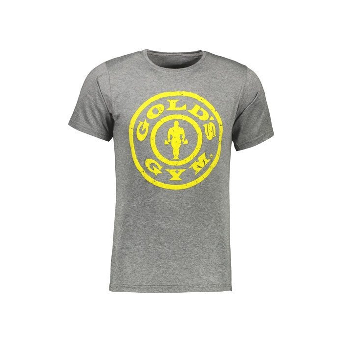 تیشرت ورزشی مردانه GOLD&#8217;S GYM طوسی روشن