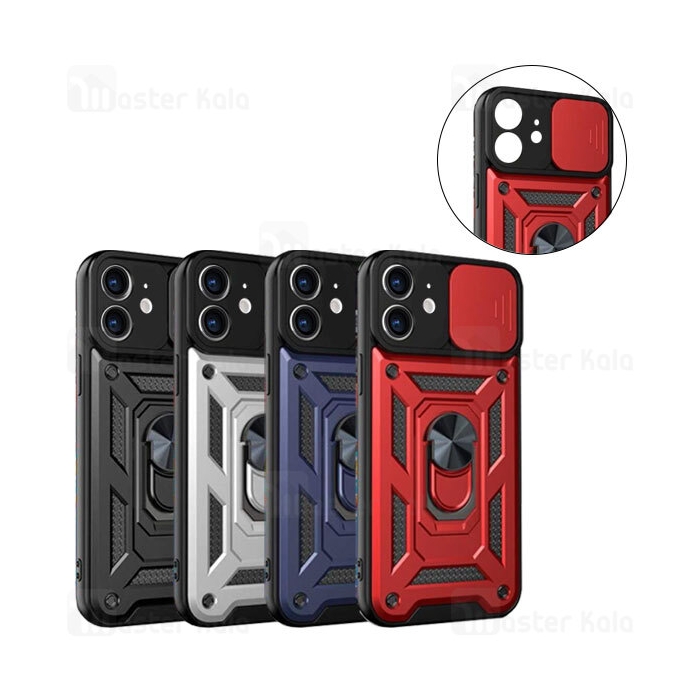 گارد محافظ ضد ضربه انگشتی آیفون Apple iPhone 11 SHUNIJA Armor Case دارای محافظ دوربین